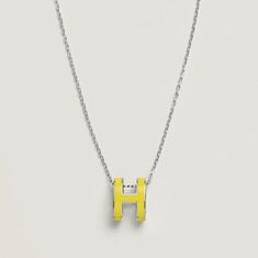 [럭스유] 에르메스 H 펜던트 팝아슈 목걸이 미모사 H147991FP 썸네일 7