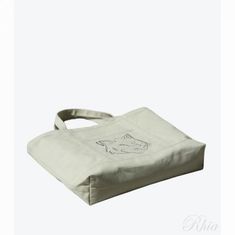 메종키츠네 폭스 헤드 XL 토트 LW05105WW0107 0094 토트백 썸네일 1