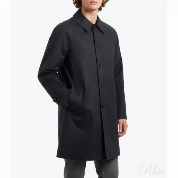 버버리 롱 리버서블 개버딘 헤이스팅즈 카 코트 8091070 리버시블 헤이스팅스 - Burberry