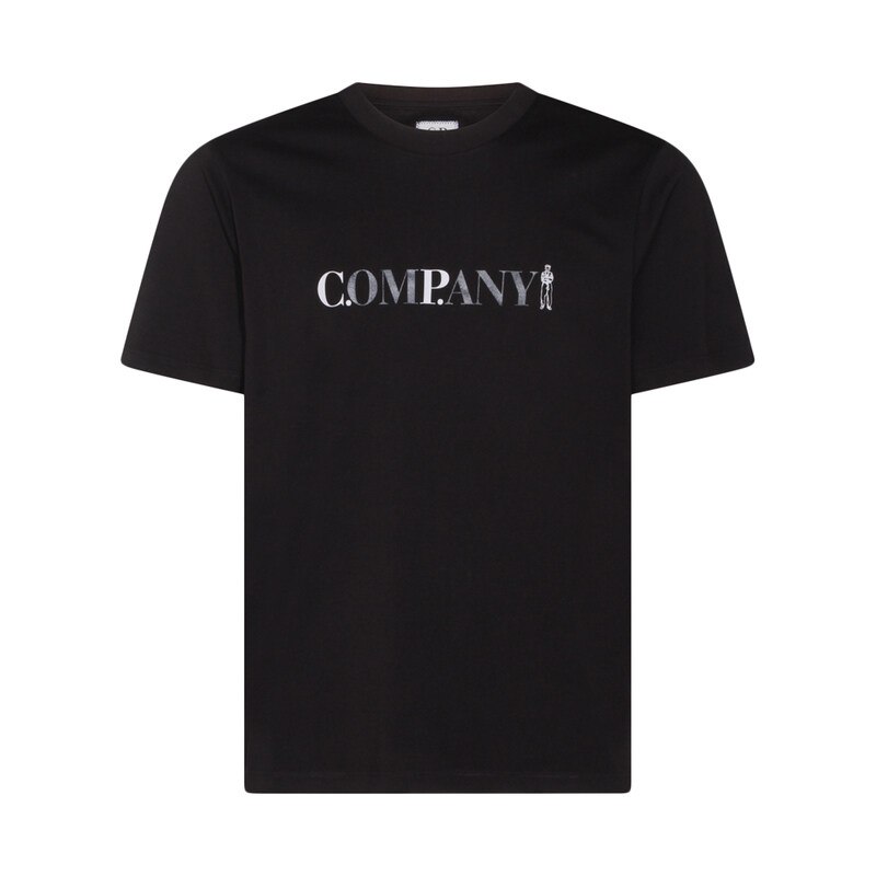 26SS 로고 프린트 반팔 티셔츠 블랙 20CMTS085A 005100W 999 - CP company
