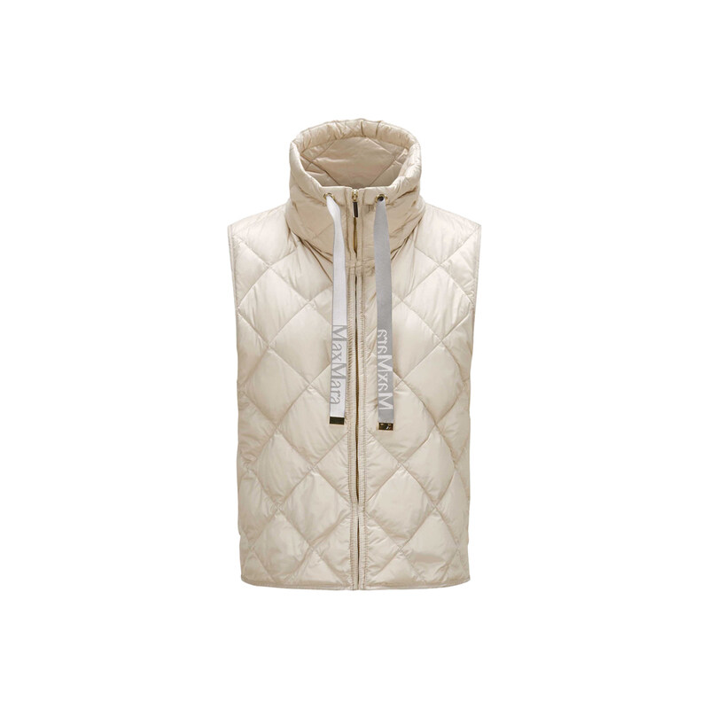 26SS 트레직 TREGIC 다이아몬드 퀄팅 패딩 조끼 샌드 2619291014 031 - Max Mara