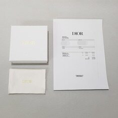 디올 오블리크 새들 플랩 카드 지갑  썸네일 9