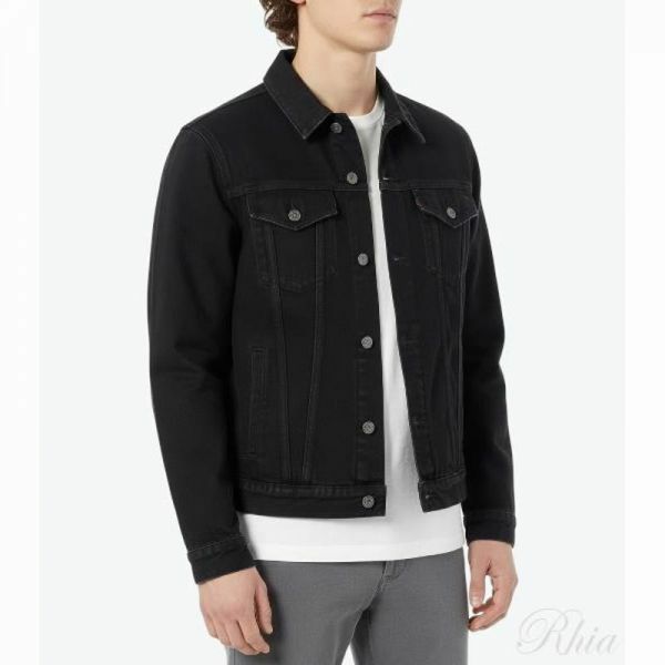 골든구스 25 블랙 데님 자켓 GMP00284 P000625 90100 - Golden Goose