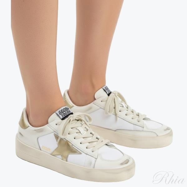 골든구스 스타단 스니커즈 골드 레더 스타 GWF00128 F005375 10272 - Golden Goose