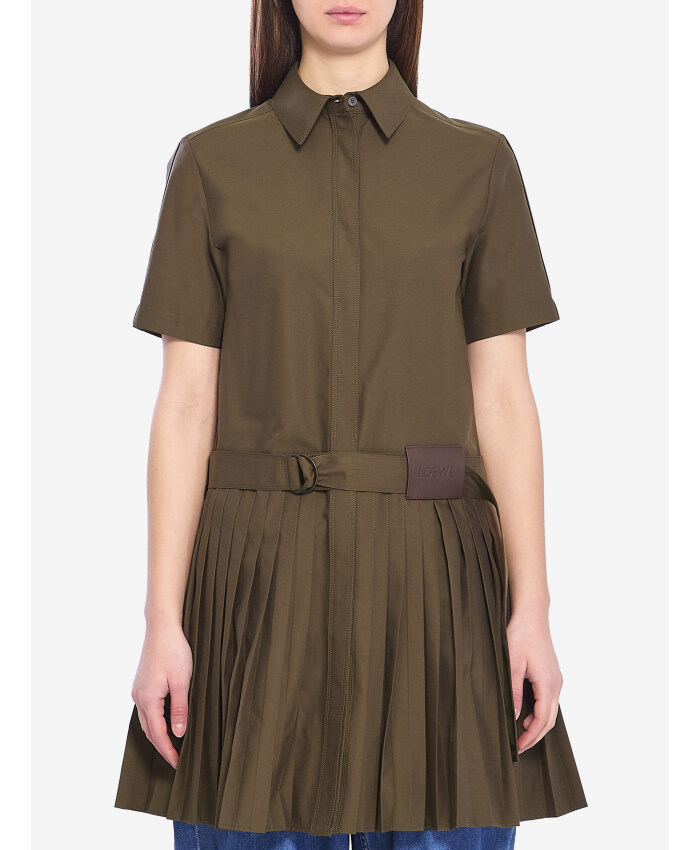 26SS 로에베 플리츠 미니 드레스 [M] S359Y09XKP 4160 - Loewe