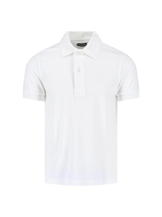 26SS 톰포드 폴로 티셔츠 JPS003JMC079WAB WHITE DOM - Tom Ford