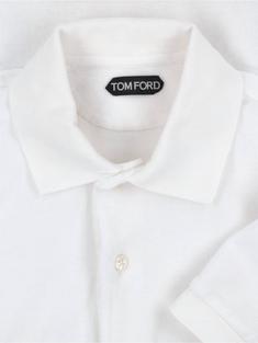 26SS 톰포드 폴로 티셔츠 JPS003JMC079WAB WHITE DOM 썸네일 3