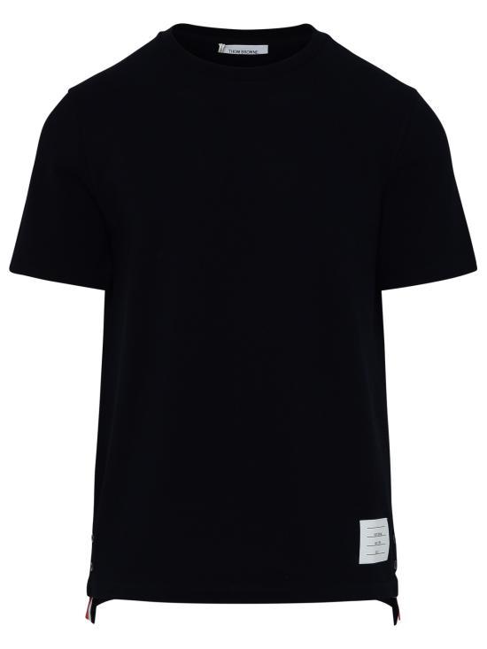 26SS 톰브라운 반팔 티셔츠 MJS056A00050415 NAVY DOM - Thom Browne