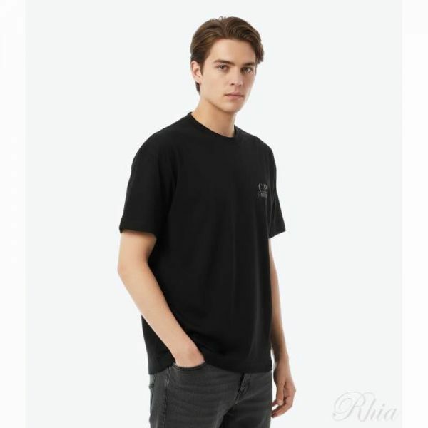 CP컴퍼니 26SS 쇼츠 슬리브 In 저지 30 1 20CMTS086A 005100W 999 반팔티 - CP company