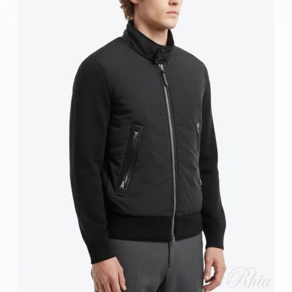 톰포드 나일론 프론트 해링턴 지퍼 자켓 KZY005 YMW012S24 LB999 - Tom Ford