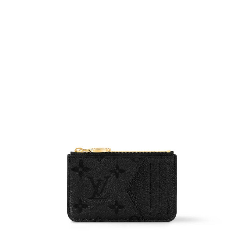 루이비통 로미 카드 홀더 블랙 여성 가죽 지갑 M81883 - Louis Vuitton