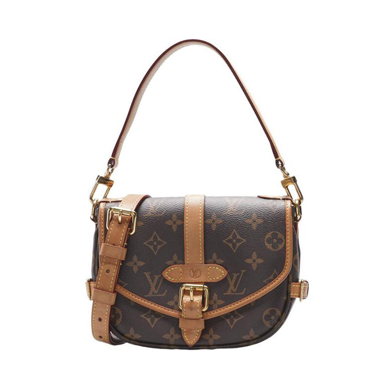 브라운 모노그램 소뮈르 BB 크로스백 - Louis Vuitton