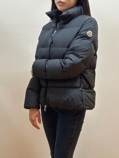 [몽클레어] MAUZUN 마우준 로고 패치 다운 패딩 블랙 여성 자켓 1A00001 597YW 999 / TJ 썸네일 4