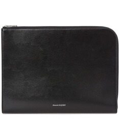 알렉산더맥퀸 화이트음각로고 심플 래더 클러치백/609481 1XI0Y 1000 썸네일 1