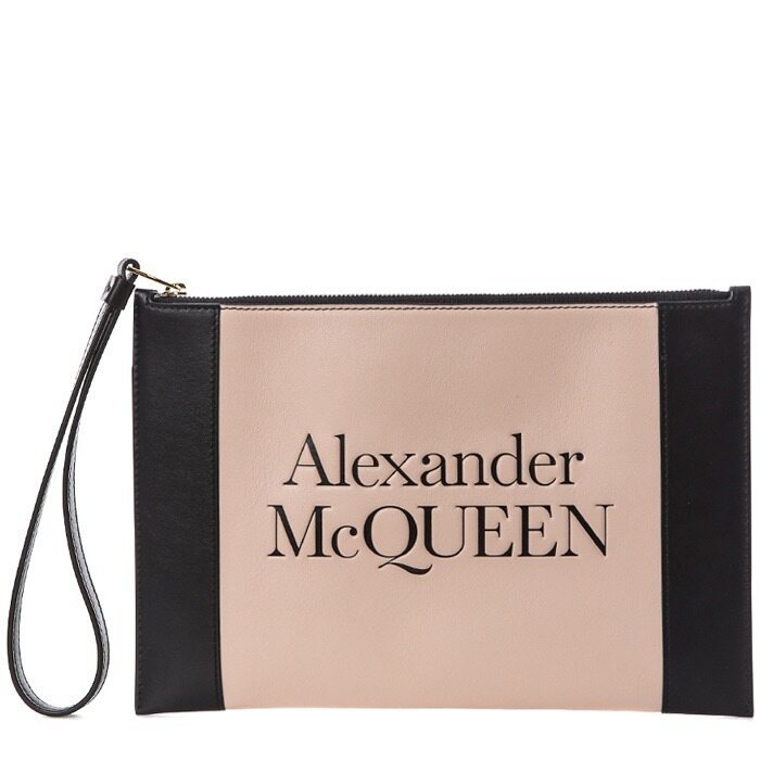 알렉산더맥퀸 음각로고 핸드스트랩 클러치백/633063 1X3HI 9980 - Alexander McQueen
