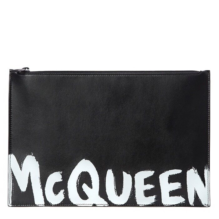 알렉산더맥퀸 그래피티 로고프린트 클러치백/560472 1NT5B 1070 - Alexander McQueen