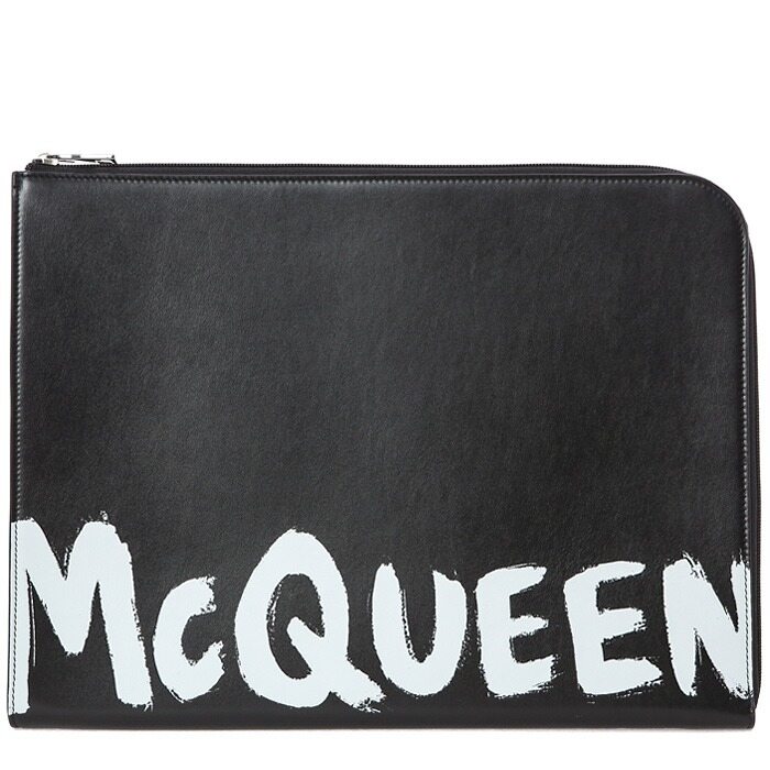 알렉산더맥퀸 그래피티 로고프린트 클러치백/609481 1NT5B 1070 - Alexander McQueen
