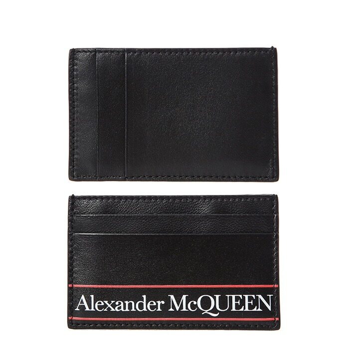 알렉산더맥퀸 레드라이닝 로고프린트 더블카드홀더/602144 1SJ8B 1092 - Alexander McQueen