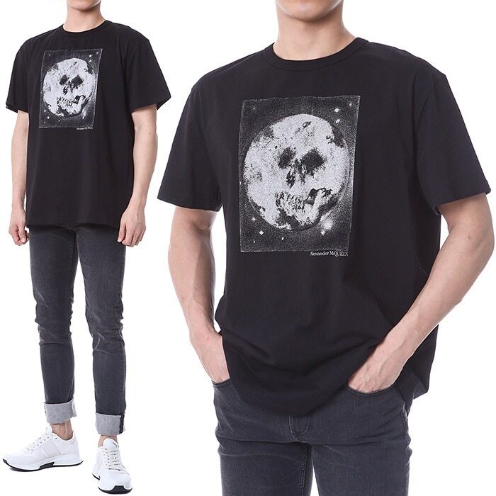 알렉산더맥퀸 3D입체 문스컬 반팔티셔츠/704971 QTZ05 0901 - Alexander McQueen