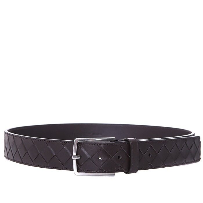 보테가베네타 인트레치아토 위빙 벨트 다크브라운/609182 VCPQ3 2145 - Bottega Veneta