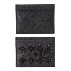 크리스찬루부탱 키오스 블랙 로고 더블 카드홀더/3175225 B253 W51 썸네일 1