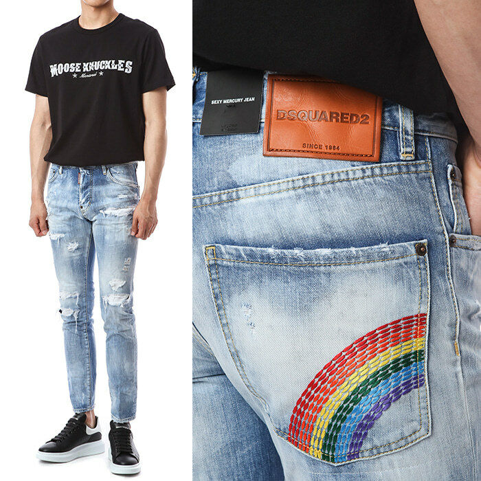 [디스퀘어드]레인보우 스티치 아이스진_섹시머큐리핏/71LB0708 - Dsquared2