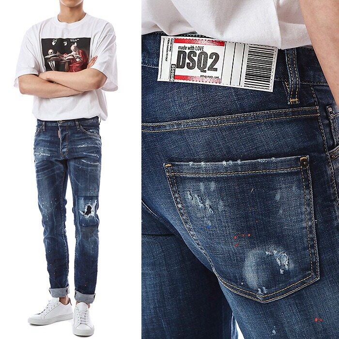 디스퀘어드 DSQ2 멀티 디스덧댐 진청진_쿨가이핏/71LB0895 - Dsquared2