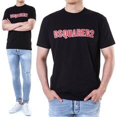 디스퀘어드 아케이드 로고프린트 반팔티셔츠/74GD1164 900 썸네일 1