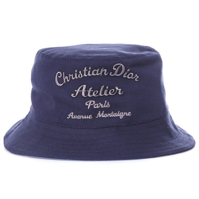 디올 아뜰리에 로고 자수 배색 버킷햇/033C906S4511 598 - Christian Dior