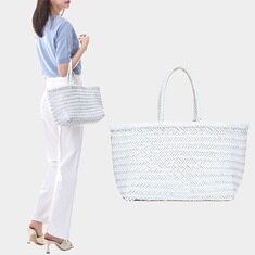 드래곤디퓨전 트리플 점프 빅 위빙 토트백/8810 WHITE 썸네일 1