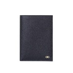 페라가모 금장 간치니로고 페블래더 여권지갑 블랙/66-1563 0779717 썸네일 1