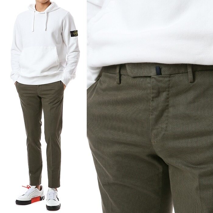 [인코텍스]래티스패턴 하이컴포트 팬츠/1W0082 40068 430 - Incotex
