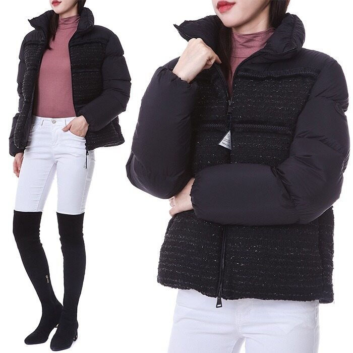 몽클레어 AUCUN 로고 구스다운 여성 패딩점퍼/1A00028 5964J 999 - Moncler