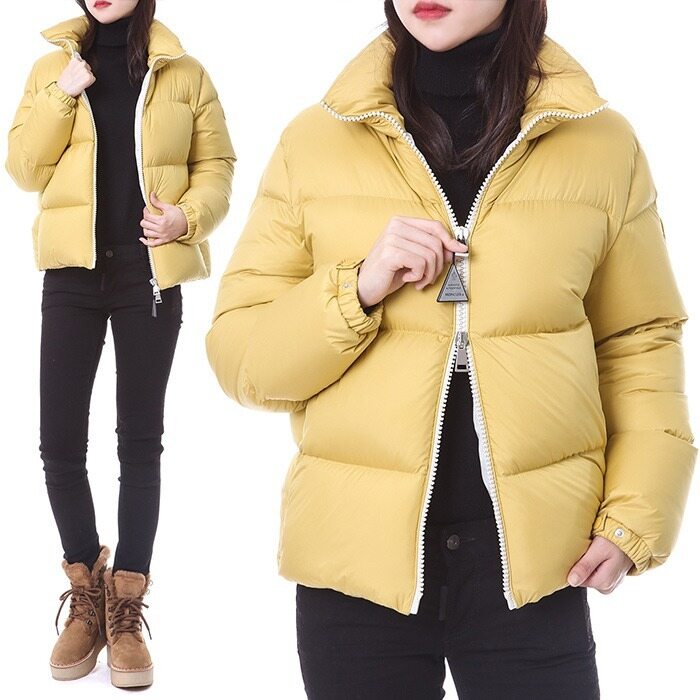 몽클레어 ANTERNE 로고패치 볼륨넥 구스다운 여성 패딩점퍼/1A00032 57613 148 - Moncler