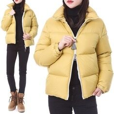 몽클레어 ANTERNE 로고패치 볼륨넥 구스다운 여성 패딩점퍼/1A00032 57613 148 썸네일 1