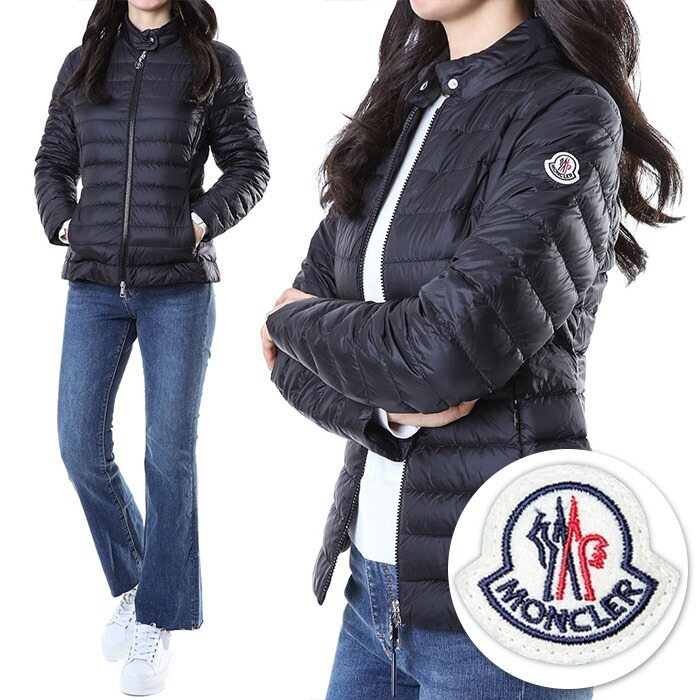 몽클레어 이젤 로고패치 볼륨지퍼 여성 패딩 점퍼/1A00068 597YF 999 - Moncler