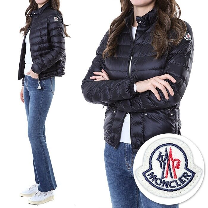 몽클레어 `LANS` 로고패치 구스다운 여성 경량 패딩점퍼/1A10100 53048 999 - Moncler