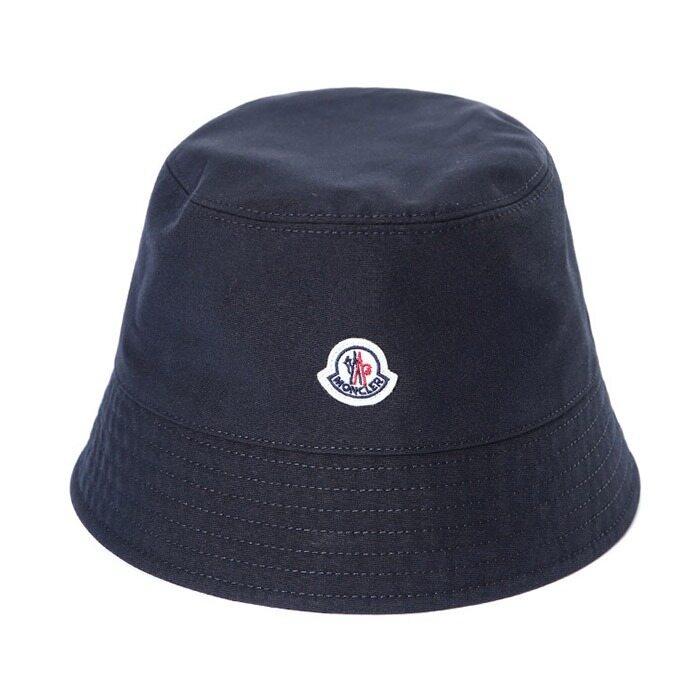몽클레어 로고패치 코튼 버킷햇 블랙/3B00025 5983X 999 - Moncler