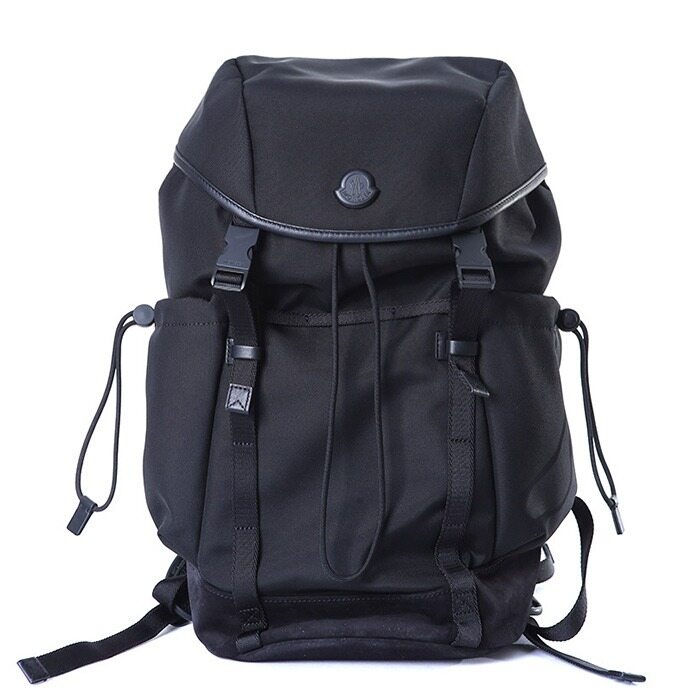 몽클레어 로고패치 멀티포켓 더블버클 테크 백팩 블랙/5A00010 M6261 999 - Moncler
