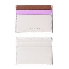 마르니 골드로고 배색 사피아노 카드홀더/PFMOQ04U20 LV520 Z565N 썸네일 1