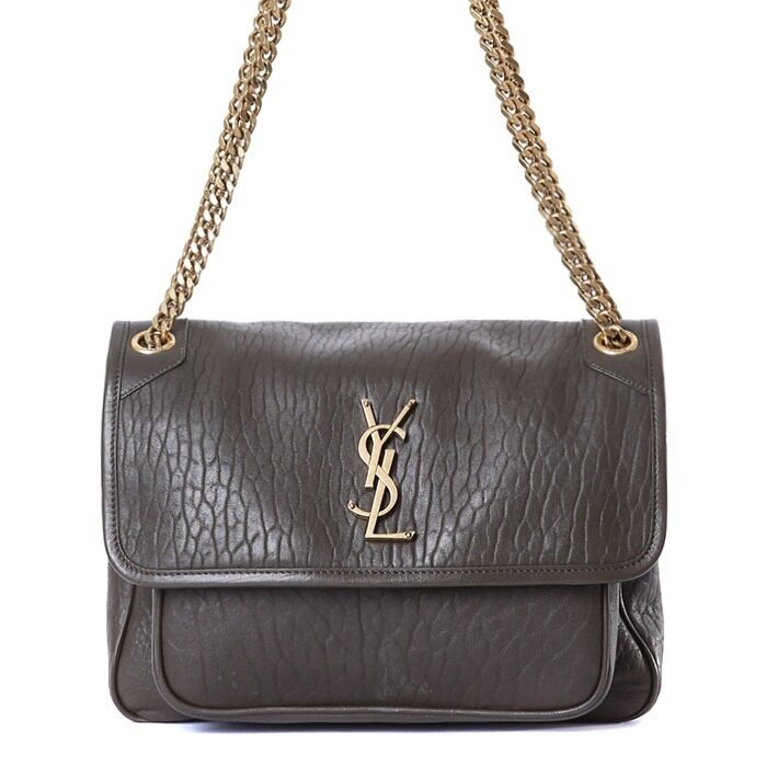 생로랑 YSL 금장 모노그램로고 니키 미디엄 숄더백/633178 AACYT 3212 - Saint Laurent
