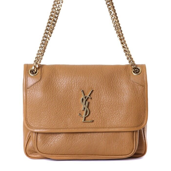 생로랑 YSL 금장 모노그램로고 니키 미디엄 숄더백/633178 AACYT 7884 - Saint Laurent