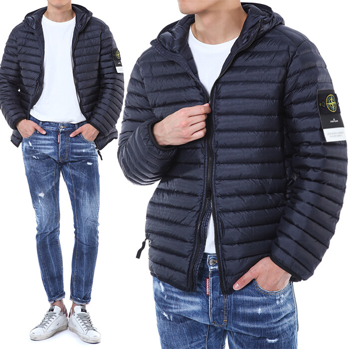 스톤아일랜드 룸우븐 챔버 와펜 덕다운 후드 패딩점퍼/771540324 V0020 - Stone Island