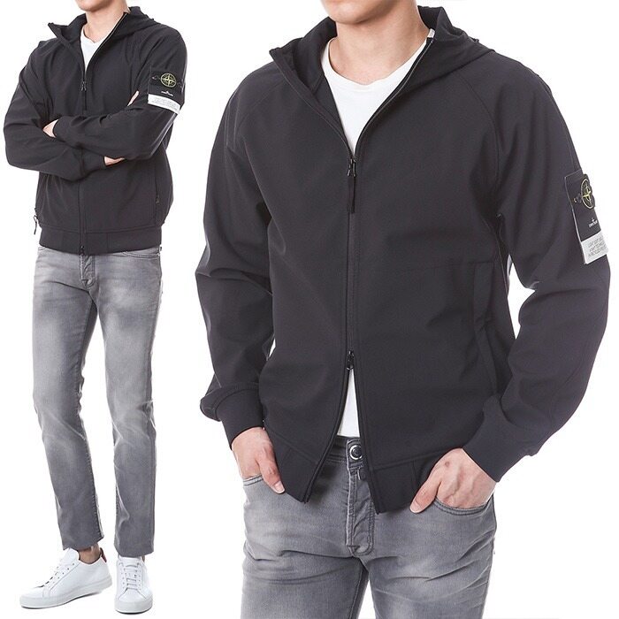 스톤아일랜드 라이트 소프트쉘 와펜패치 후드집업점퍼/781540927 V0029 - Stone Island