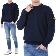 스톤아일랜드 와펜패치 스티치 코튼 라운드 니트/K1S155100053 S00B2 V0020 썸네일 1