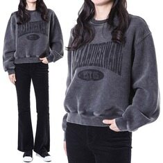 알렉산더왕 빈티지 그래픽 여성 기모 맨투맨 페이드블랙/4CC2251539 020A 썸네일 1