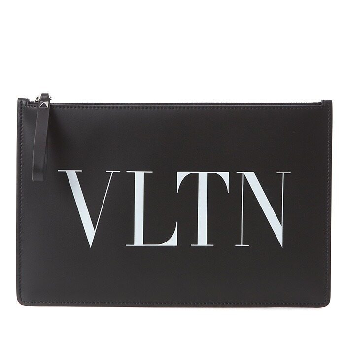 발렌티노 VLTN 로고페인트 래더 클러치백/VY2P0483 LVN 0NO - Valentino Garavani