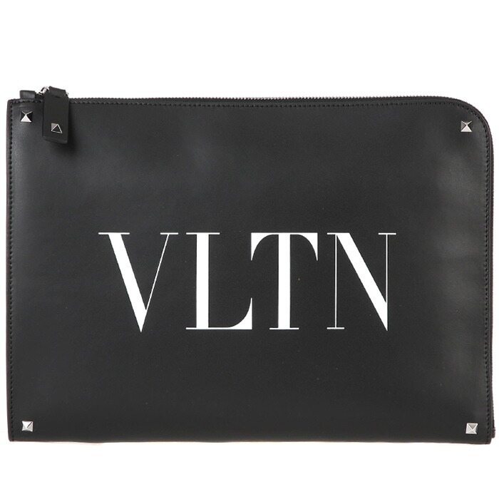 발렌티노 VLTN 로고 락스터드 클러치백/VY2B0457 WJW 0NI - Valentino Garavani