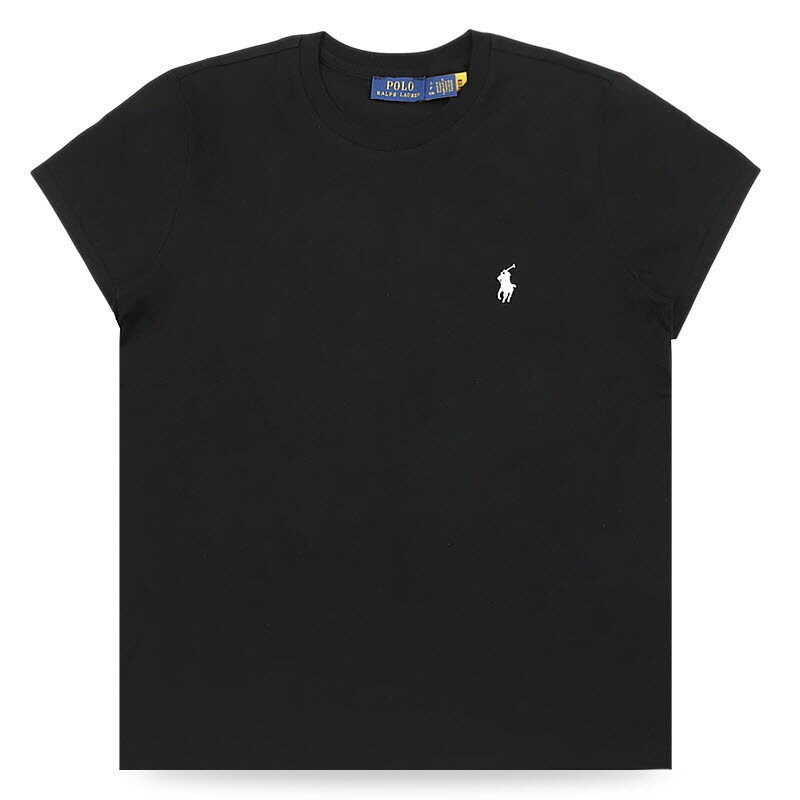 디몬트 폴로랄프로렌 여성 포니 자수 로고 반팔(블랙) 211B14605 033 - Polo Ralph Lauren