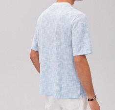 [더럭스] 에르메스 크루넥 반팔티셔츠 L 스카이블루 H557990 썸네일 7